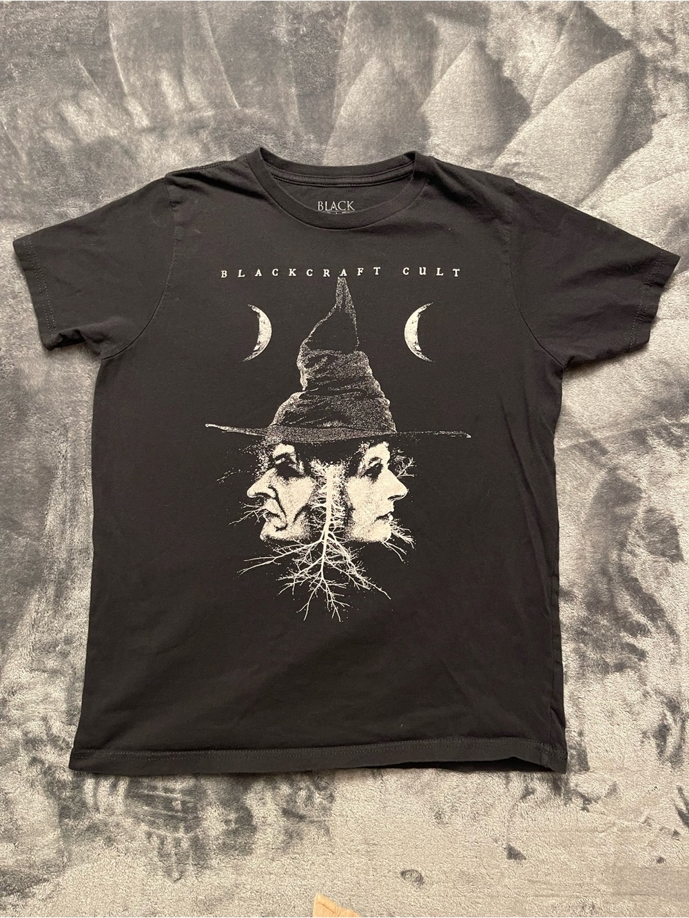 Blackcraft Cult Duality Witch Women's XL Black Graphic Short-Sleeve Tee